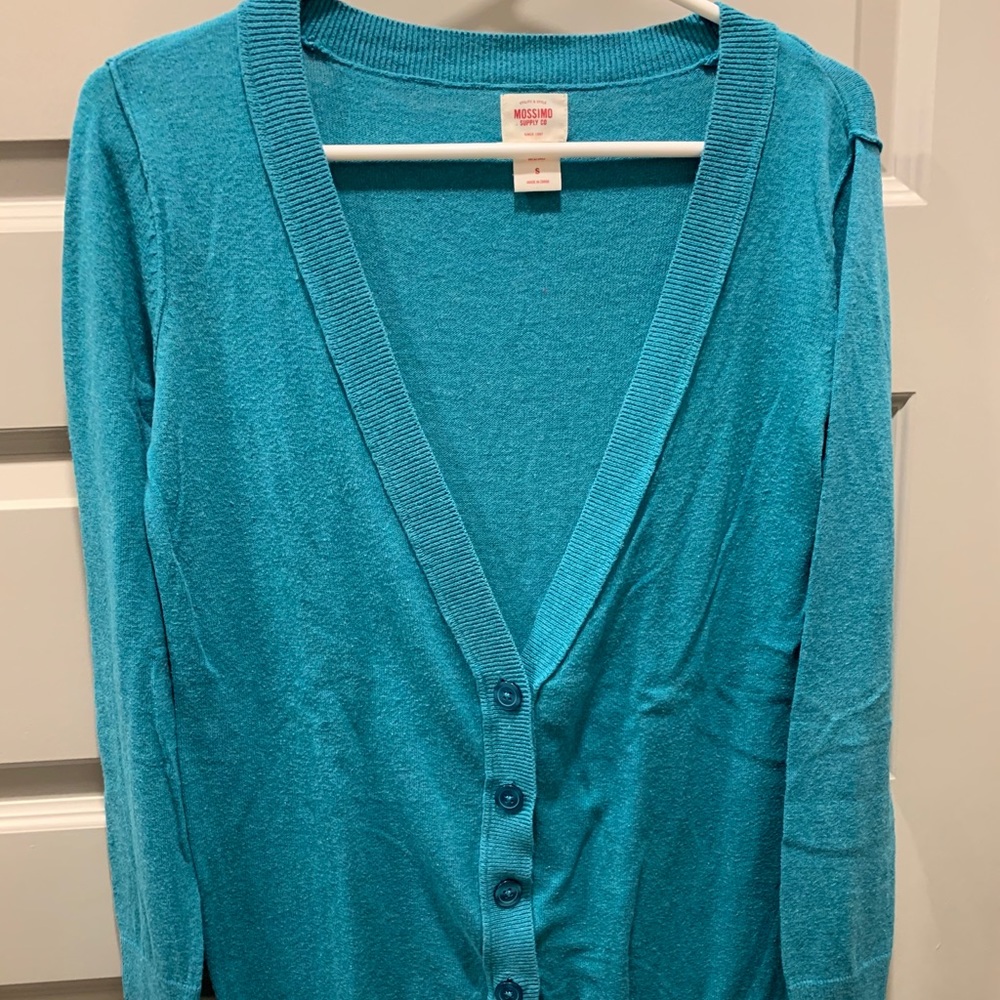 Teal Cardigan